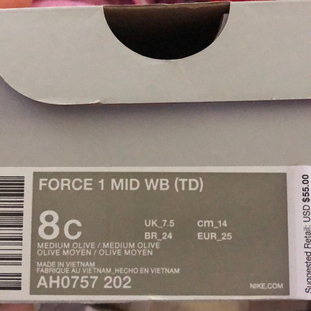 Used Nike Air Force 1 Olive